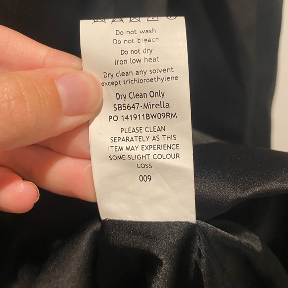 House of CB 'Mirella' Black Slash Neck Dress - Picture 12 of 14